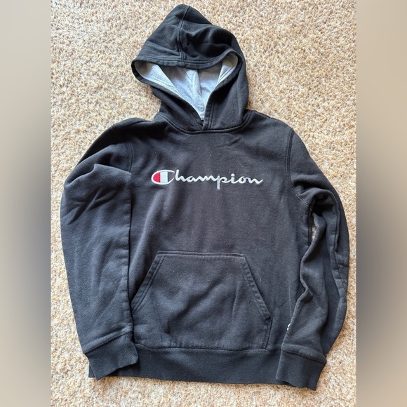 Champion Other - Champion Hoodie Sweatshirt, Youth large black